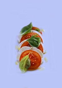 salade de tomates et mozzarella