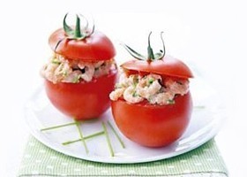 tomates crevettes