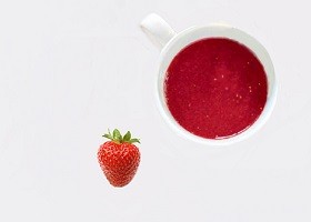 soupe de fraises