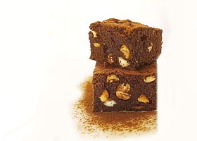 brownies chocolat noisettes