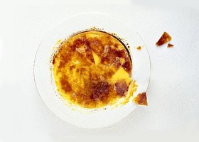 crème brûlée au lait de coco