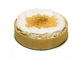 camembert au four, gouttes de miel