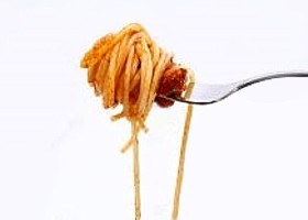 spaghetti aux boulettes de veau