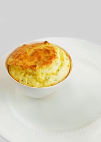 soufflés de polenta aux herbes