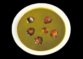 potage vert au chorizo