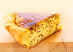 quiche à la moutarde à l'ancienne