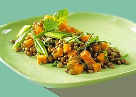 salade de carottes et lentilles