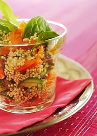 salade de quinoa aux petits légumes