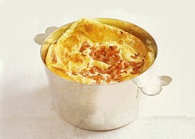 soufflé au jambon de Paris