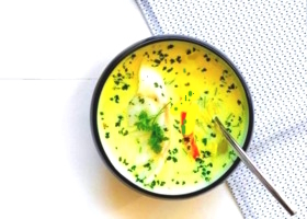 soupe de cabillaud au curry 
