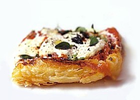 tarte renversée tomates mozzarella