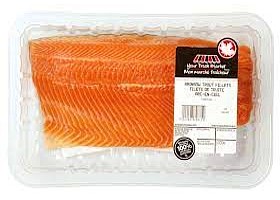 filets de truite crue saumoné