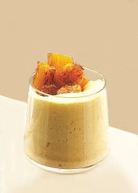 ananas confit et mascarpone