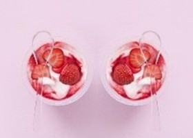 yaourt aux fraises