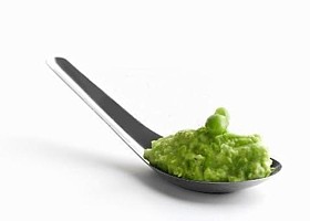 purée de petits pois