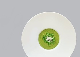 crème de pois à la menthe 