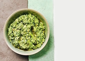 pesto de cresson aux noix de cajou