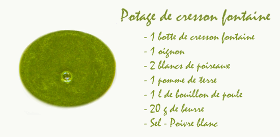 potage de cresson fontaine