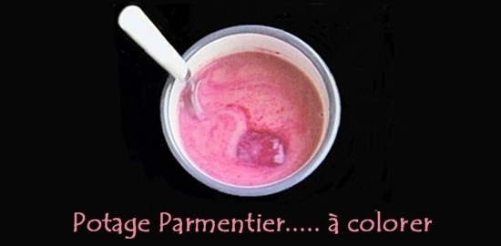 potage Parmentier à colorer